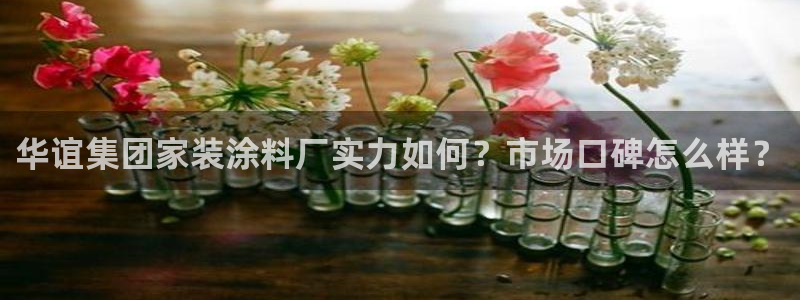 和记注册有什么送的：华谊集团家装涂料厂实力如何？市场口碑怎么样？