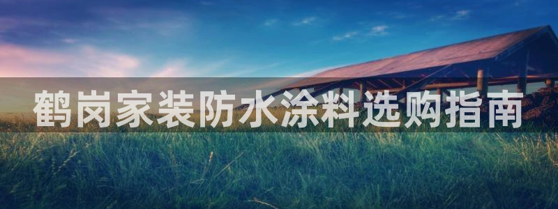 和记官方直营注册导航：鹤岗家装防水涂料选购指南