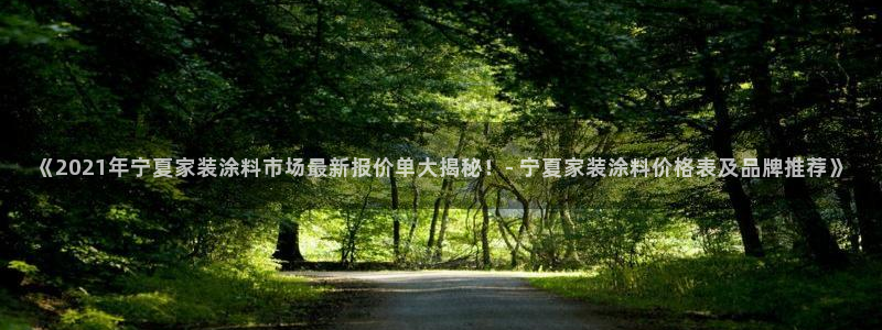 和记官网登录：《2021年宁夏家装涂料市场最新报价单大揭秘！- 宁夏家装涂料价格表及品牌推荐》