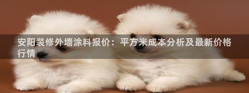 和记h88游戏：安阳装修外墙涂料报价：平方米成本分析及最新价
