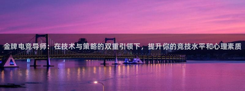 米兰电竞全站：金牌电竞导师：在技术与策略的双重引领下，提升你的竞技水平和心理素质